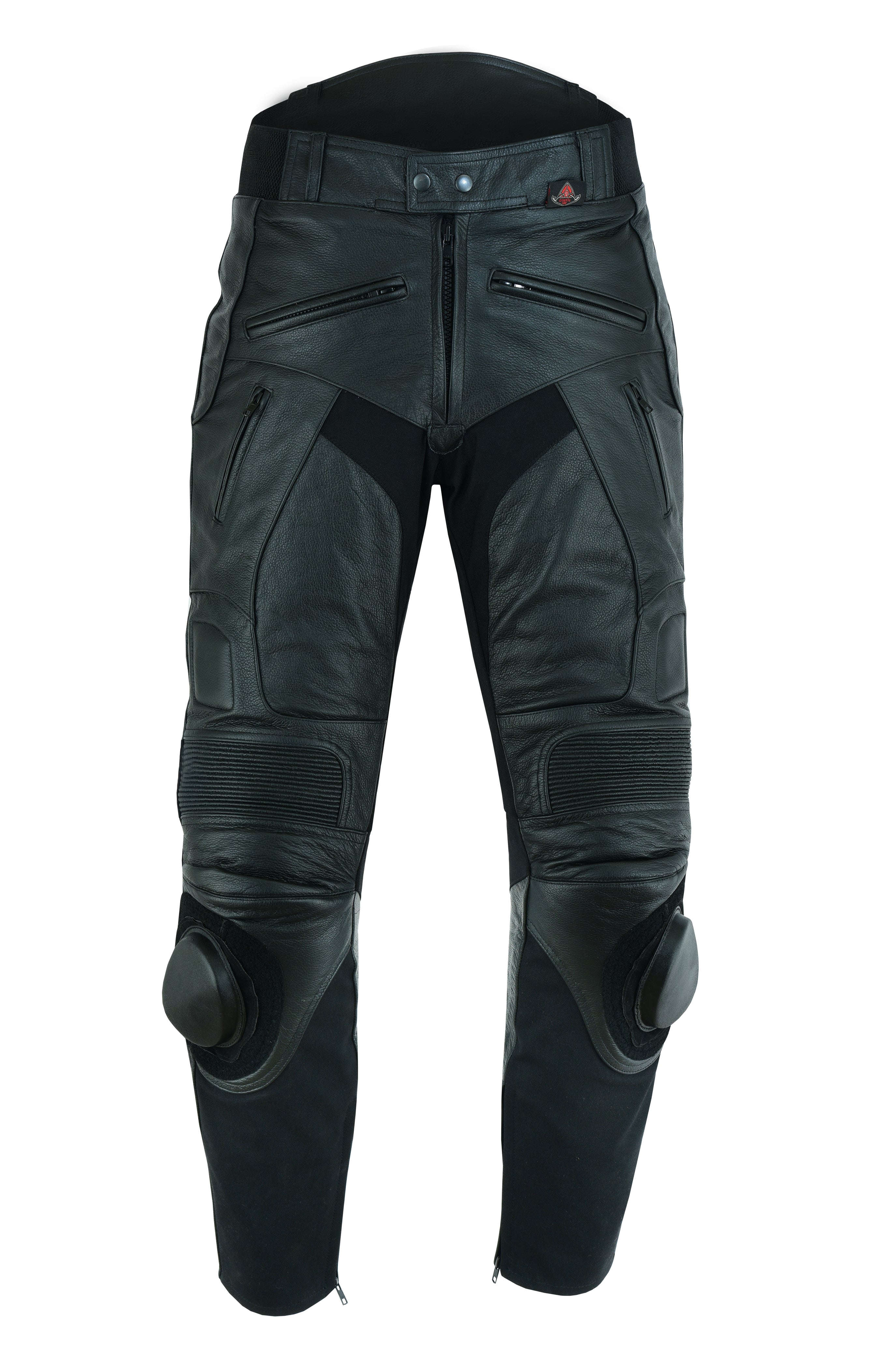 Exclusive Leather Motorbike Biker Trousers Motorcycle With CE