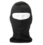 Black Cotton Winter Motorcycle Balaclava