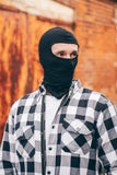 Black Cotton Winter Motorcycle Balaclava