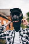 Black Cotton Winter Motorcycle Balaclava