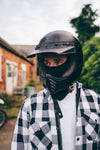 Black Cotton Winter Motorcycle Balaclava