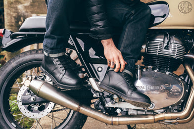 Cafe motorcycle boots online