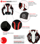 Childrens Kids Body Armour Protection Jacket Skiing MX Quad ATV