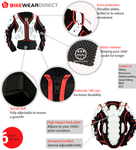 Childrens Kids Body CE Approved Armour Protection Jacket Skiing MX Quad MTB ATV