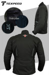 Jerico Black Cordura Motorcycle Jacket