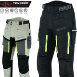 Motorcycle Motorbike Trousers Waterproof Cordura With CE Biker Armour Protection