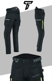 Motorcycle Motorbike Trousers Waterproof Cordura With CE Biker Armour Protection