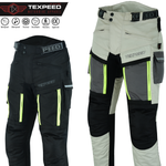 Motorcycle Motorbike Trousers Waterproof Cordura With CE Biker Armour Protection