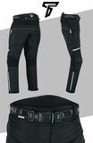 Womens Motorcycle Motorbike Trousers Waterproof Ladies With Biker Armour Protect