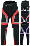 Womens Motorcycle Motorbike Trousers Waterproof Ladies With Biker Armour Protect