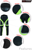 Hi-vis Motorcycle Trousers Motorbike Waterproof Pants With CE Protective Armour