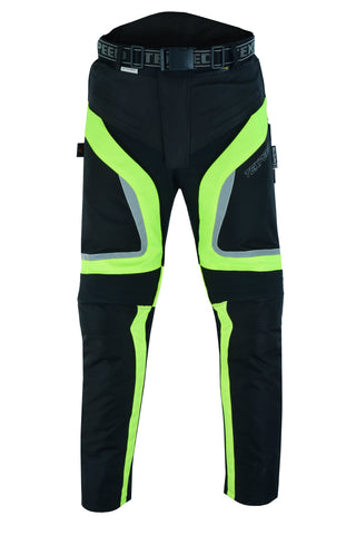 Hi-vis Motorcycle Trousers Motorbike Waterproof Pants With CE Protective Armour