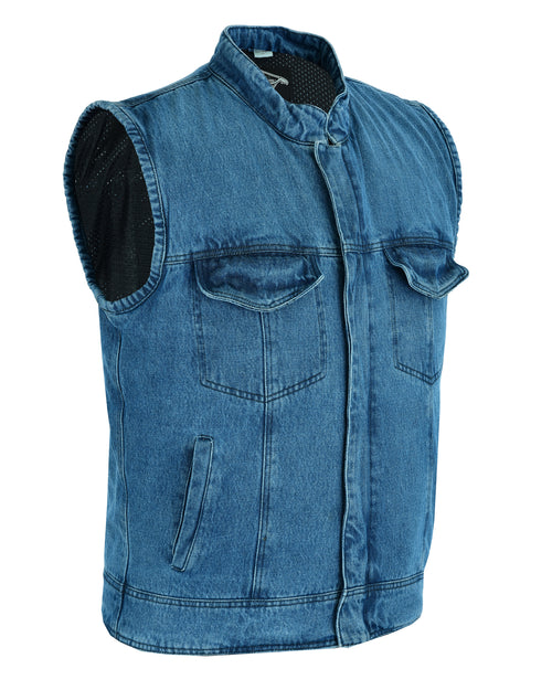 NEW WOMENS DENIM Waistcoat Ladies Jean Gilet Jacket Size 8 10 12 14 16 Mid  Blue £16.95 - PicClick UK