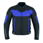 Racing Blue Cordura Motorcycle Jacket