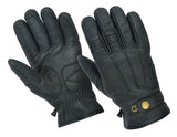 Motorcycle Motorbike Leather Gloves Warm Soft With Genuine Biker 3M Thinsulate