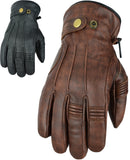 Motorcycle Motorbike Leather Gloves Warm Soft With Genuine Biker 3M Thinsulate