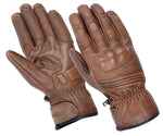 Motorcycle Motorbike Leather Gloves With CE Knuckle Armour Biker Protection