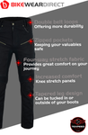 Motorcycle Jeans Motorbike Protective Aramid Denim Trousers With CE Biker Armour