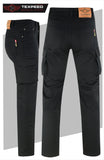 Motorbike Motorcycle Cargo Jeans Trousers Aramid Protective With CE Biker Armour