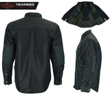 Kevlar Black Mesh Motorcycle Shirt