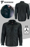 Kevlar Black Mesh Motorcycle Shirt