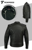 Vintage Brando Black Leather Motorcycle Jacket