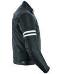  Black Leather Motorcycle Jacket