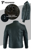 Signature City Casual Black Leather Jacket