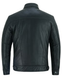Signature City Casual Black Leather Shirt