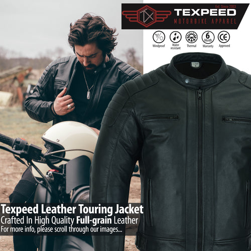 Leather motorbike jackets hot sale for sale