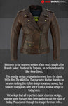 Womens Brando Brown Leather Motorcycle Jacket