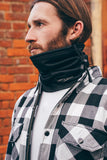 Anthracite Winter Windproof Motorcycle Neck Warmer