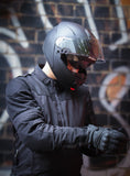 Stealth Flip Up Motorcycle Helmet In Matt Black