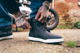 Leather Nubuck CE Motorcycle Trainers