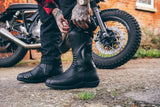 Leather Waterproof CE Motorcycle Boots