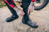 Leather Waterproof CE Motorcycle Boots