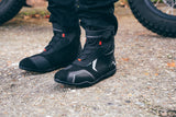 Leather & Synthetic Suede Waterproof CE Motorcycle Boots